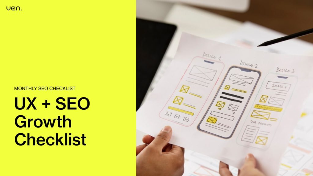 Monthly UX & SEO Optimisation Checklist


